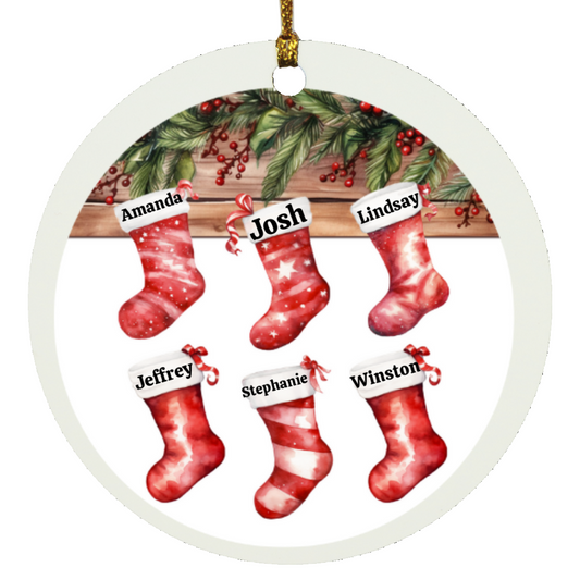 Family Stocking Ornaments