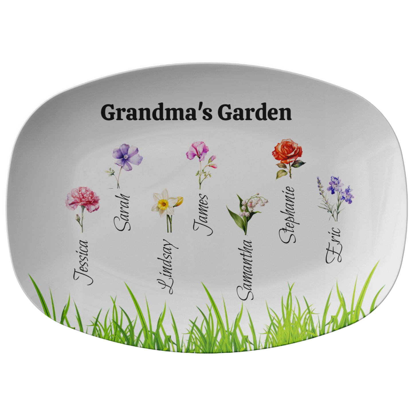 Grandma's Garden Platter