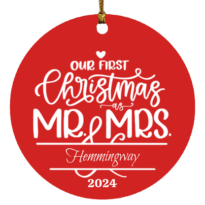 Our First Christmas Name Ornament