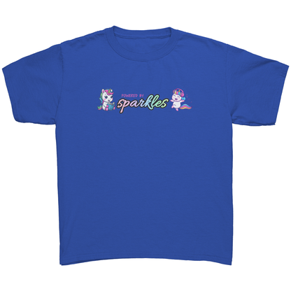 Powered By Sparkles Unicorn T-shirt