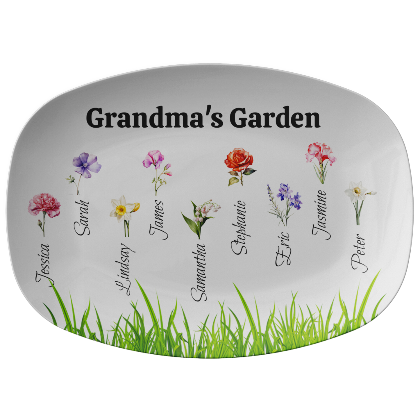 Grandma's Garden Platter