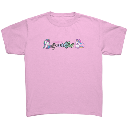 Powered By Sparkles Unicorn T-shirt