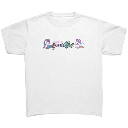 Powered By Sparkles Unicorn T-shirt
