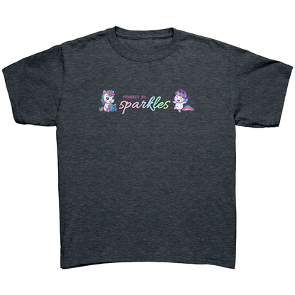 Powered By Sparkles Unicorn T-shirt