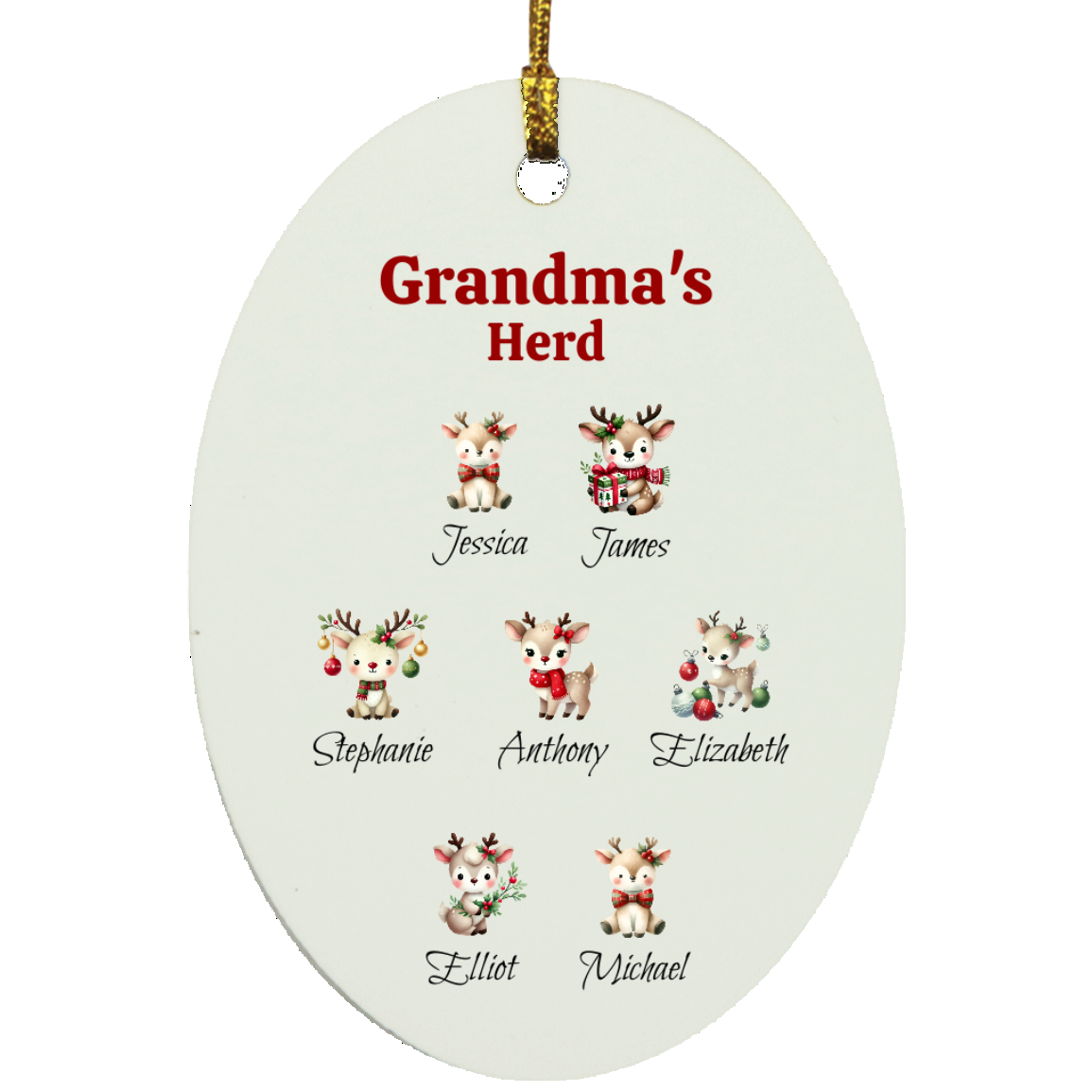 Grandma's Herd Ornament