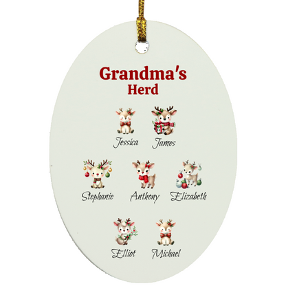 Grandma's Herd Ornament