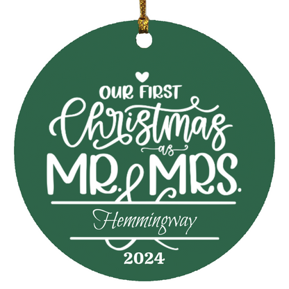 Our First Christmas Name Ornament