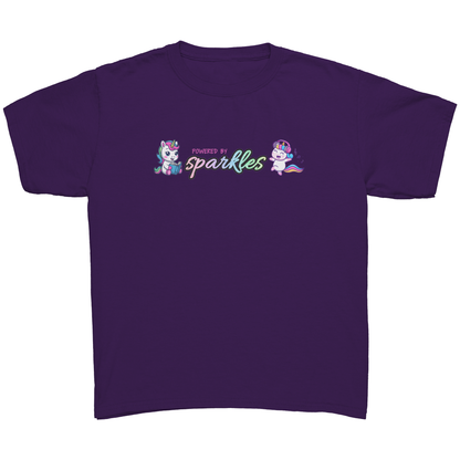 Powered By Sparkles Unicorn T-shirt
