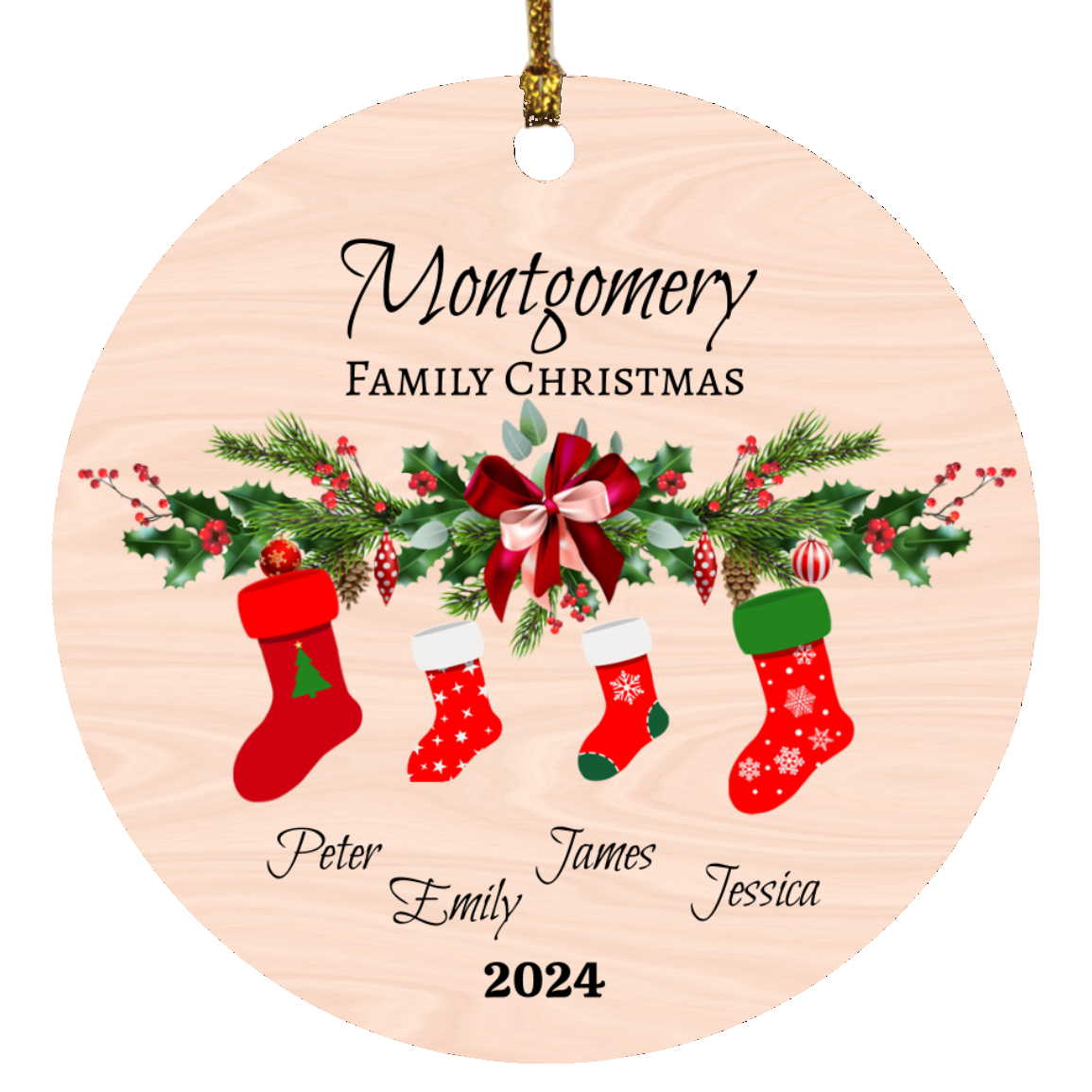 Family Christmas Ornament