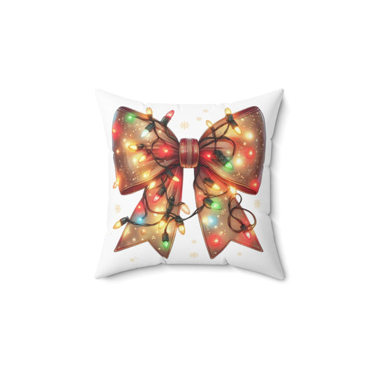 Christmas Coquette Bow with Lights