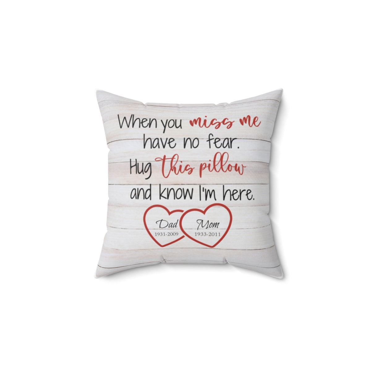 Memorial Accent Pillow