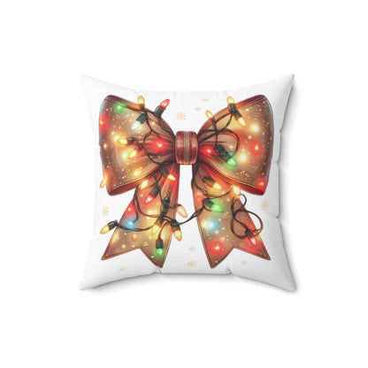 Christmas Coquette Bow with Lights