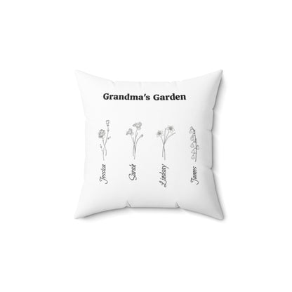 Grandma's Garden Accent Pillow