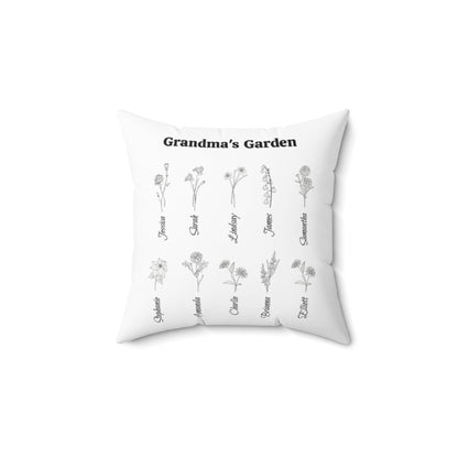 Grandma's Garden Accent Pillow