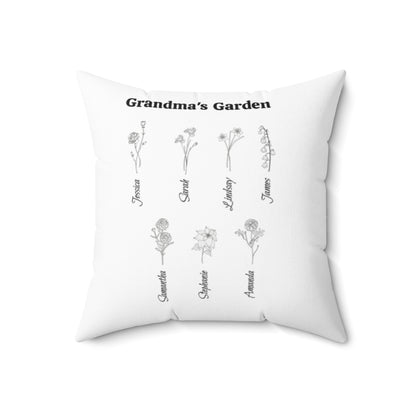 Grandma's Garden Accent Pillow