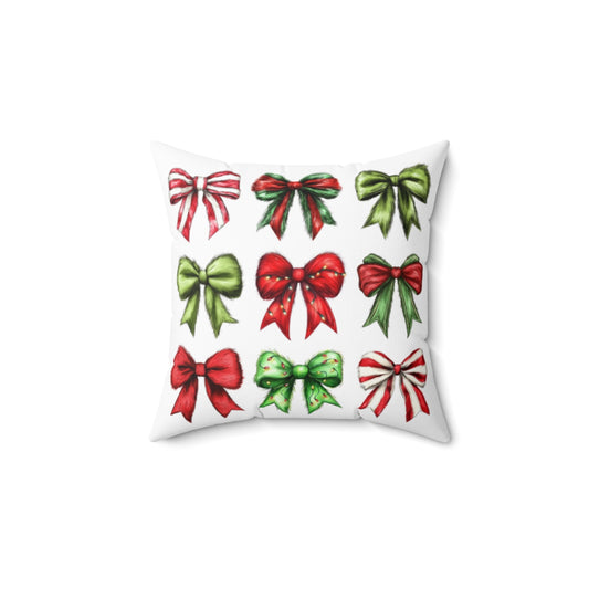 Christmas Coquette Bow Pillow