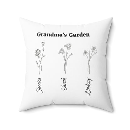 Grandma's Garden Accent Pillow