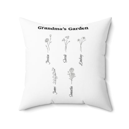 Grandma's Garden Accent Pillow