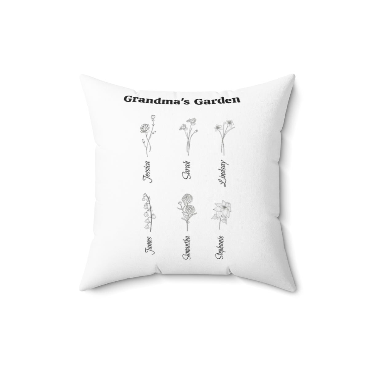 Grandma's Garden Accent Pillow