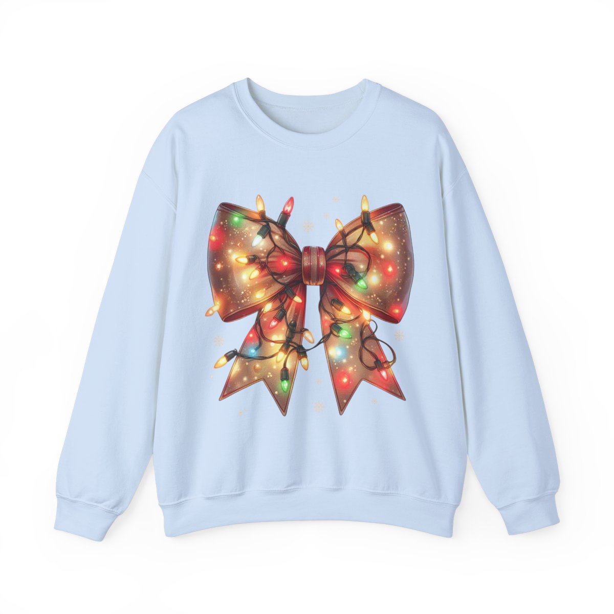 Christmas Coquette Bow with Lights