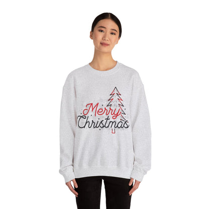 Merry Christmas Sweatshirt Red & Black