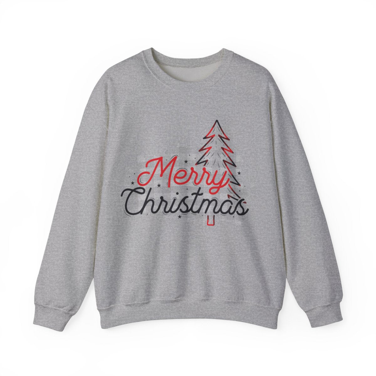 Merry Christmas Sweatshirt Red & Black
