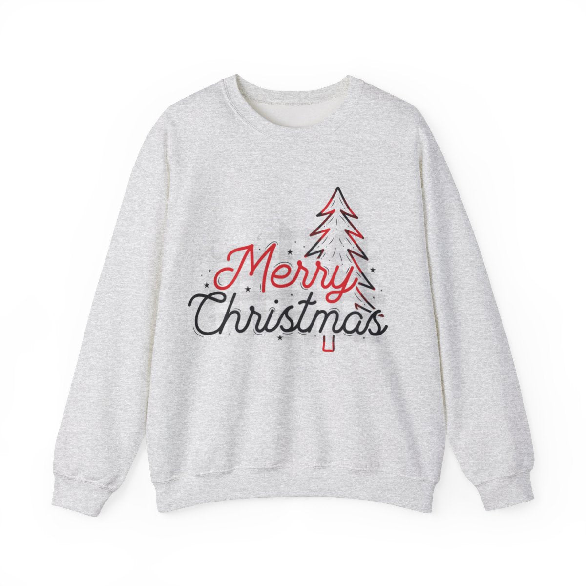 Merry Christmas Sweatshirt Red & Black