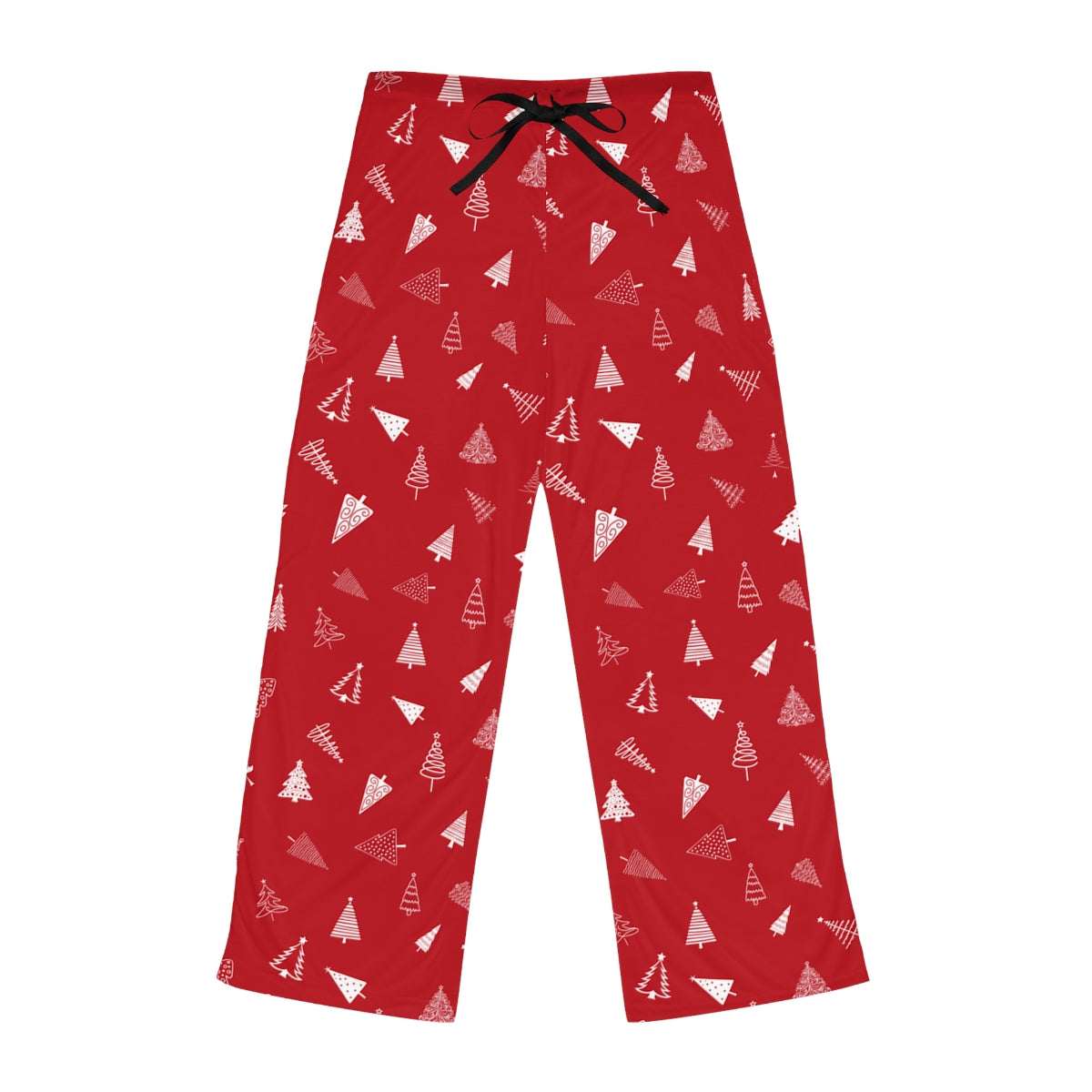 Christmas Tree Pajama Pants - Red