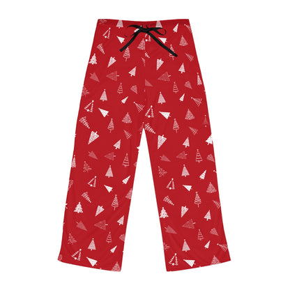 Christmas Tree Pajama Pants - Red