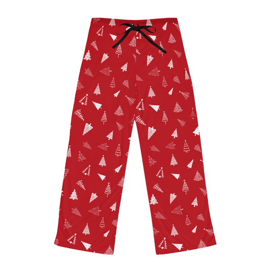 Christmas Tree Pajama Pants - Red