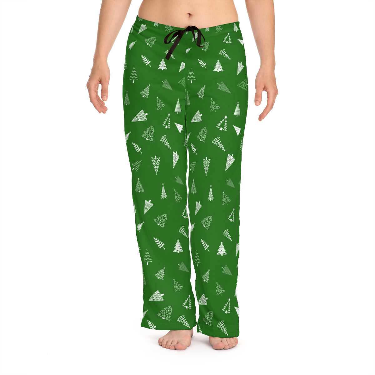 Christmas Tree Pajama Pants - Green