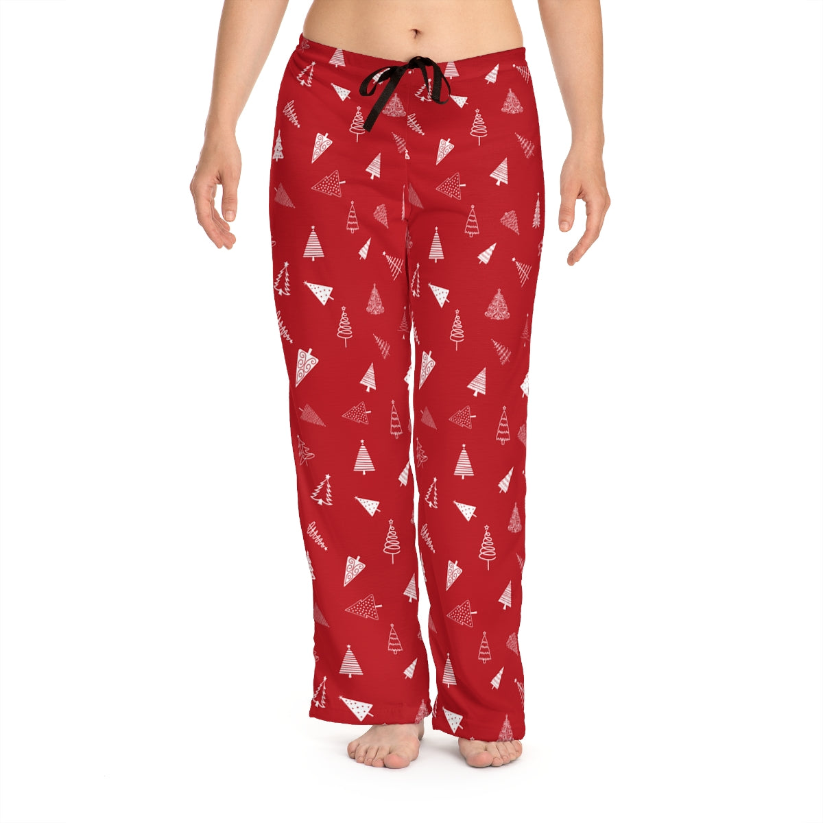 Christmas Tree Pajama Pants - Red