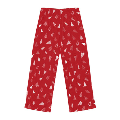 Christmas Tree Pajama Pants - Red